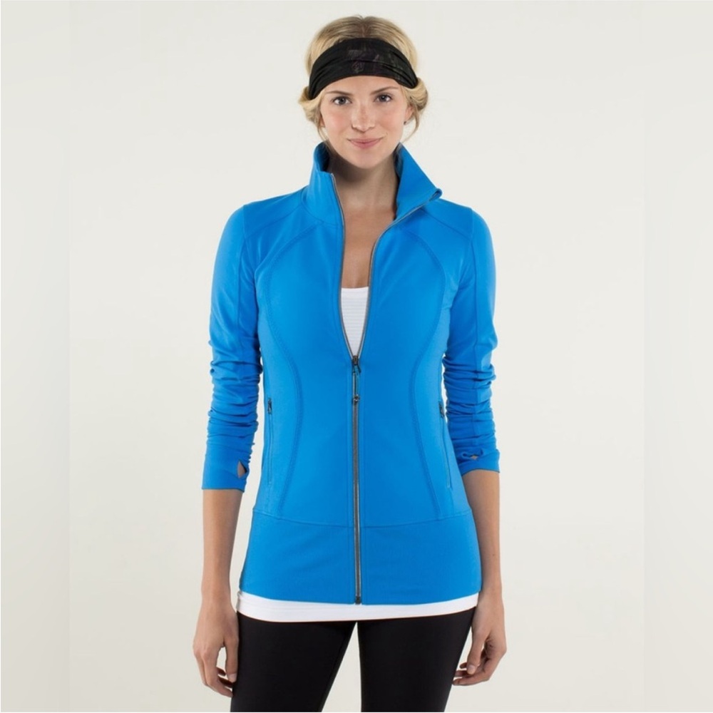 Lululemon- Blue In Stride Jacket zip up
